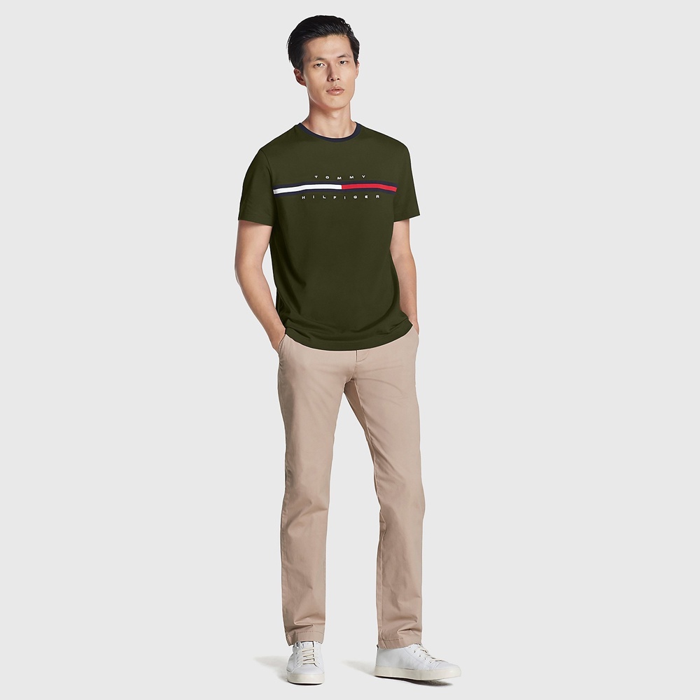 Áo thun nam Tommy Hilfiger Essential Flag Logo T-Shirt - nhiều màu