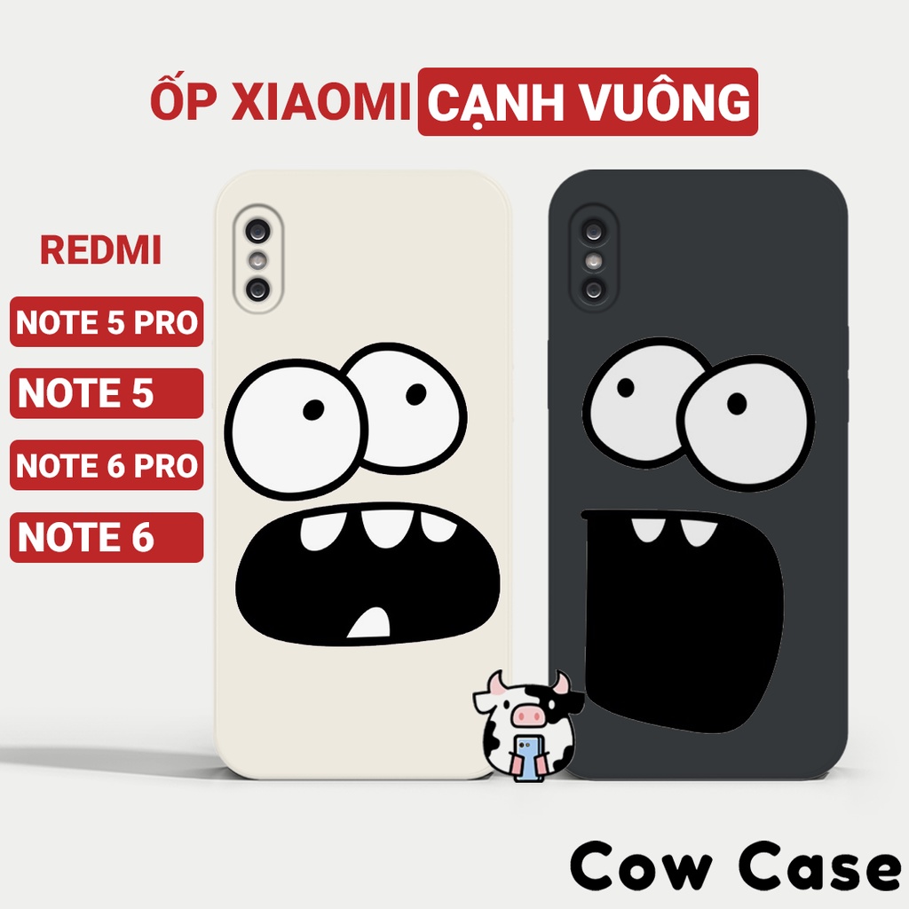 Ốp lưng Redmi Note 5 / Note 6 Pro cạnh vuông Cowcase | Vỏ điện thoại Xiaomi bảo vệ camera toàn diện BC8