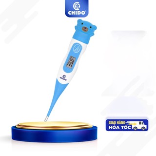 Nhiệt Kế Điện Tử đầu mềm Chido CHÍNH HÃNG Đo Độ, Vật Thể Cho Bé Công Nghệ Nhật Bản M1T1