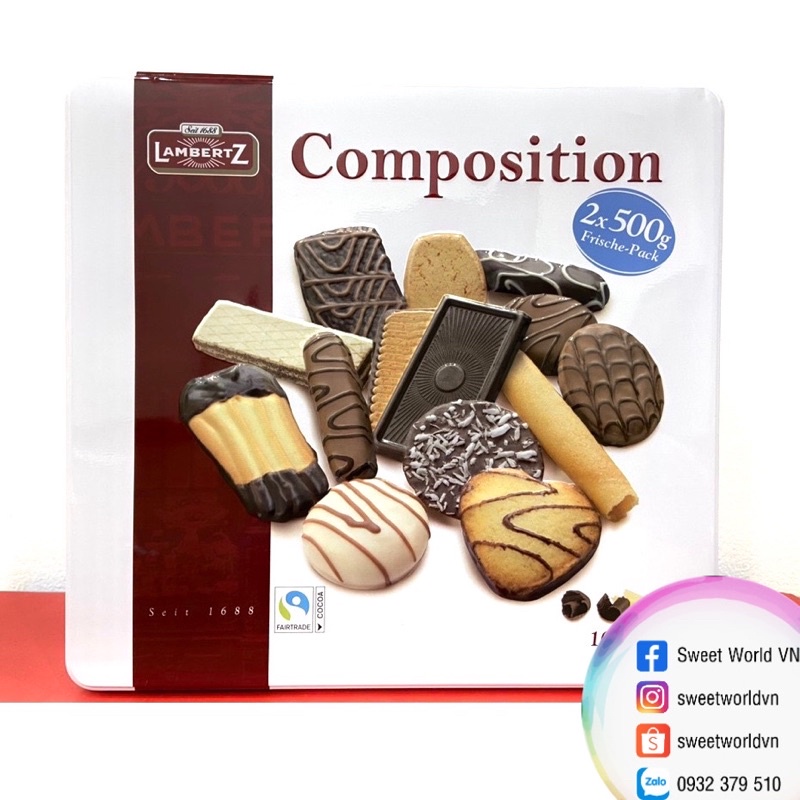 Bánh hộp Composition Lambertz (1kg) - Đức