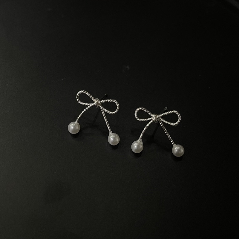 Bông tai hạt móc sau