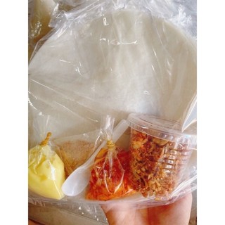 Combo bánh tráng phơi sương bơ muối hành phi