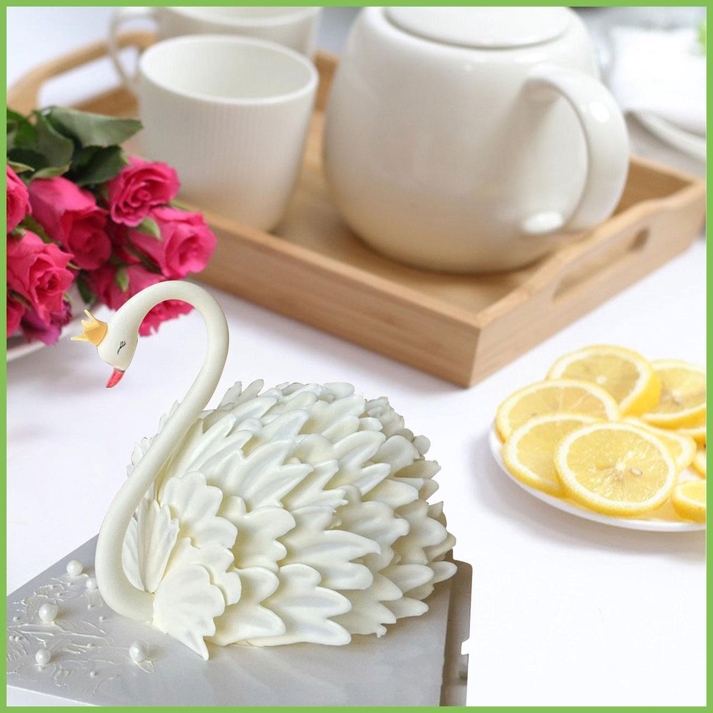 Khuôn Silicone Hình Thiên Nga Dùng Làm Xà Phòng / Bánh DIY