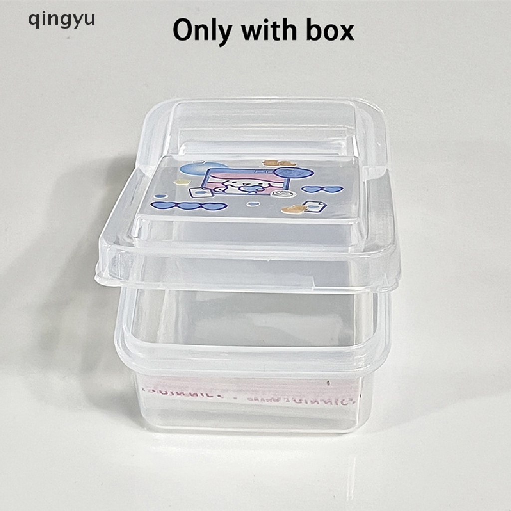 1 Hộp Nhựa Trong Suốt Đựng Trang Sức Có Nắp Đậy Tiện Lợi