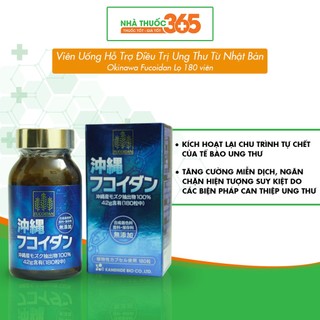 Viên Uống Hỗ Trợ Điều Trị Ung Thư Từ Nhật Bản Okinawa Fucoidan - Lọ 180 viên