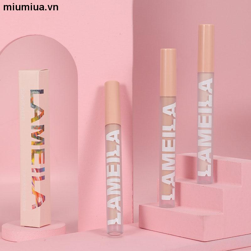 miumiuaKem Che Khuyết Điểm Mịn Lì Kiểm LAMEILA sáng bóng dưỡng ẩm kiềm dầu trang điểm lâu trôi 2 màu sắc tùy chọn