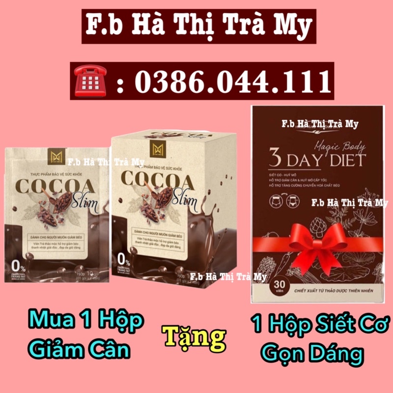 CAM KẾT HÀNG CHÍNH HÃNG MẪU MỚI Cocoa Slim