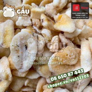 Chuối Sấy cắt lát cho Hamster / Thỏ / Bọ Ú