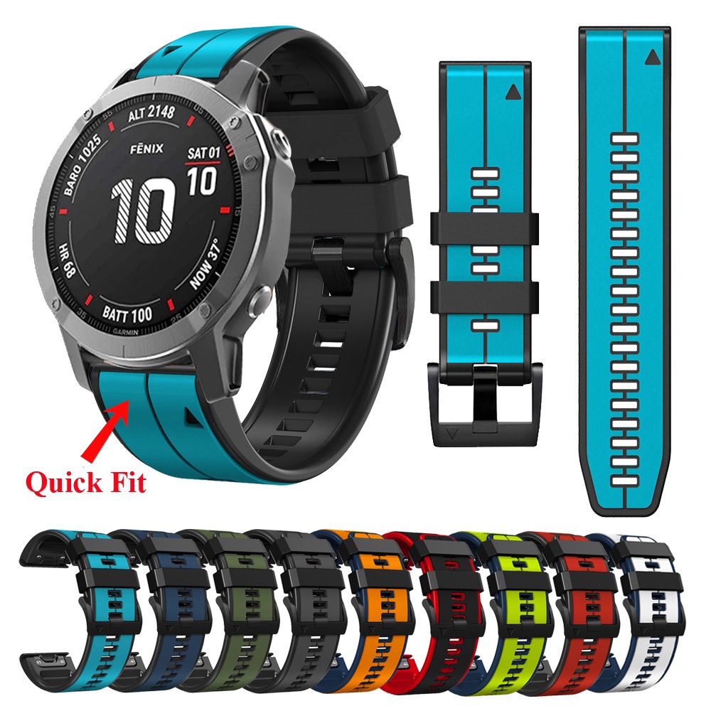 Dây Đeo Thay Thế 22mm 26mm Cho Garmin Fenix 7X 7 6 6X Pro 5 5X Plus 3 3hr 2 Epix Gen2 Pro 47mm 51mm
