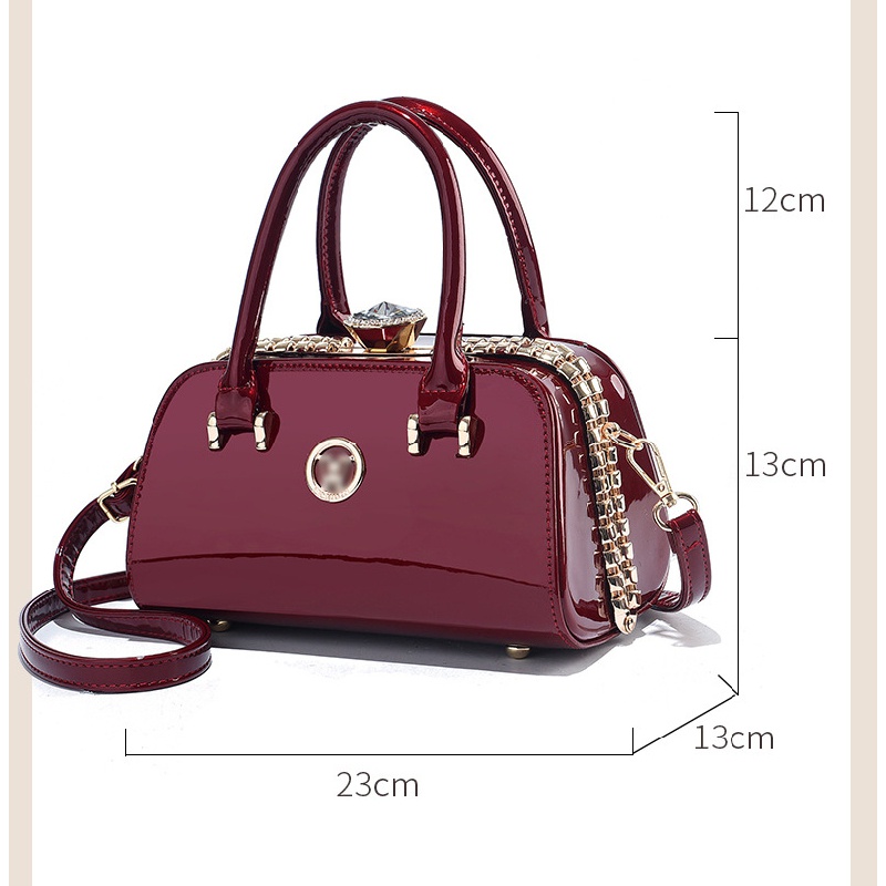 2022 túi xách thời trang phụ nữ túi xách túi xách bóng tối một vai túi xách lady satchel túi xách