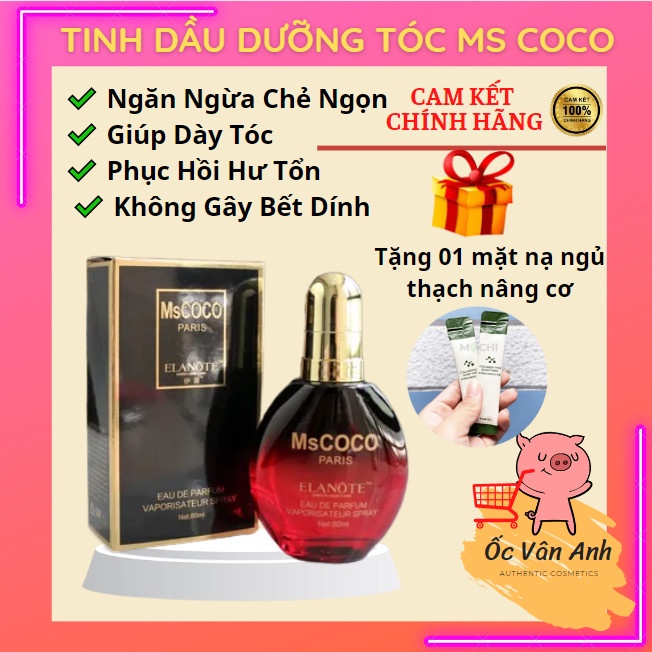 Tinh Dầu Dưỡng Tóc MS COCO Hương Nước Hoa Cao Cấp 80ml