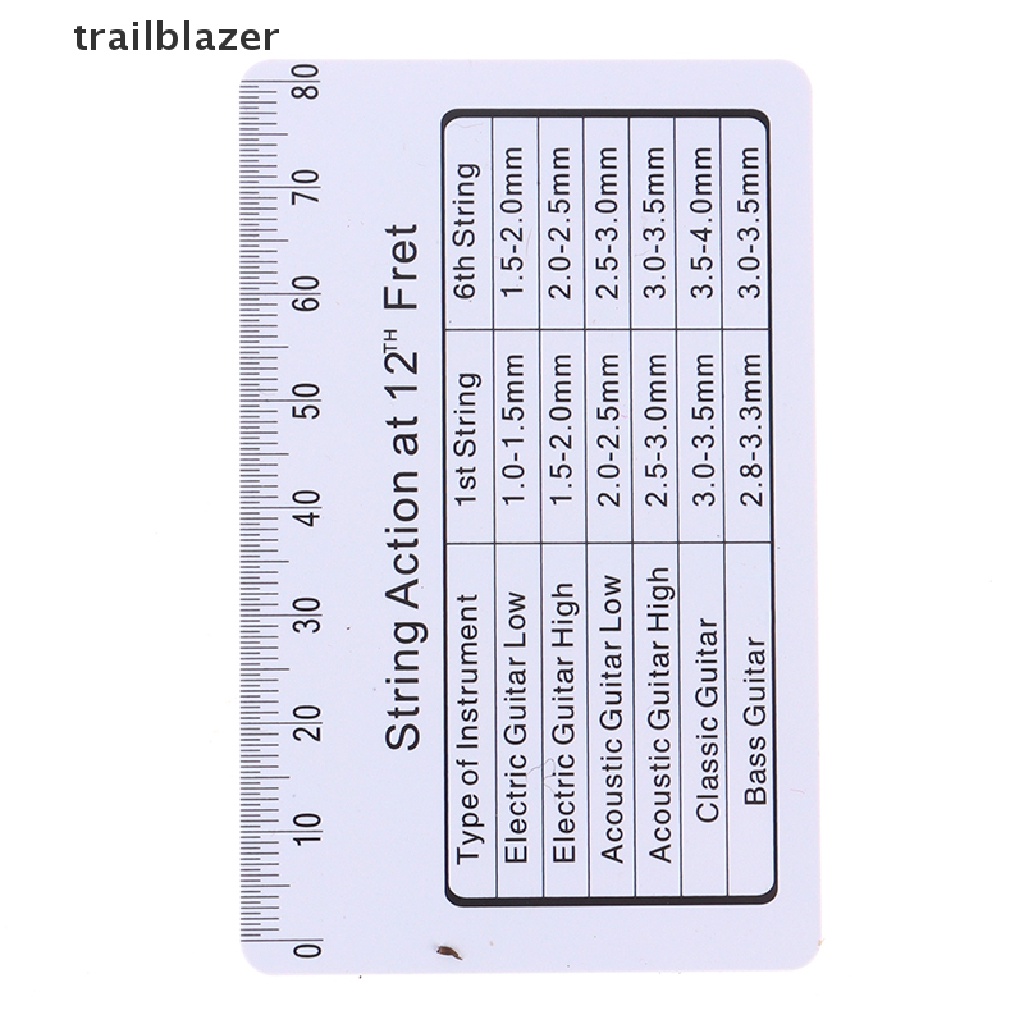 Thước Đo Dây Đàn Guitar Điện Tiện Dụng