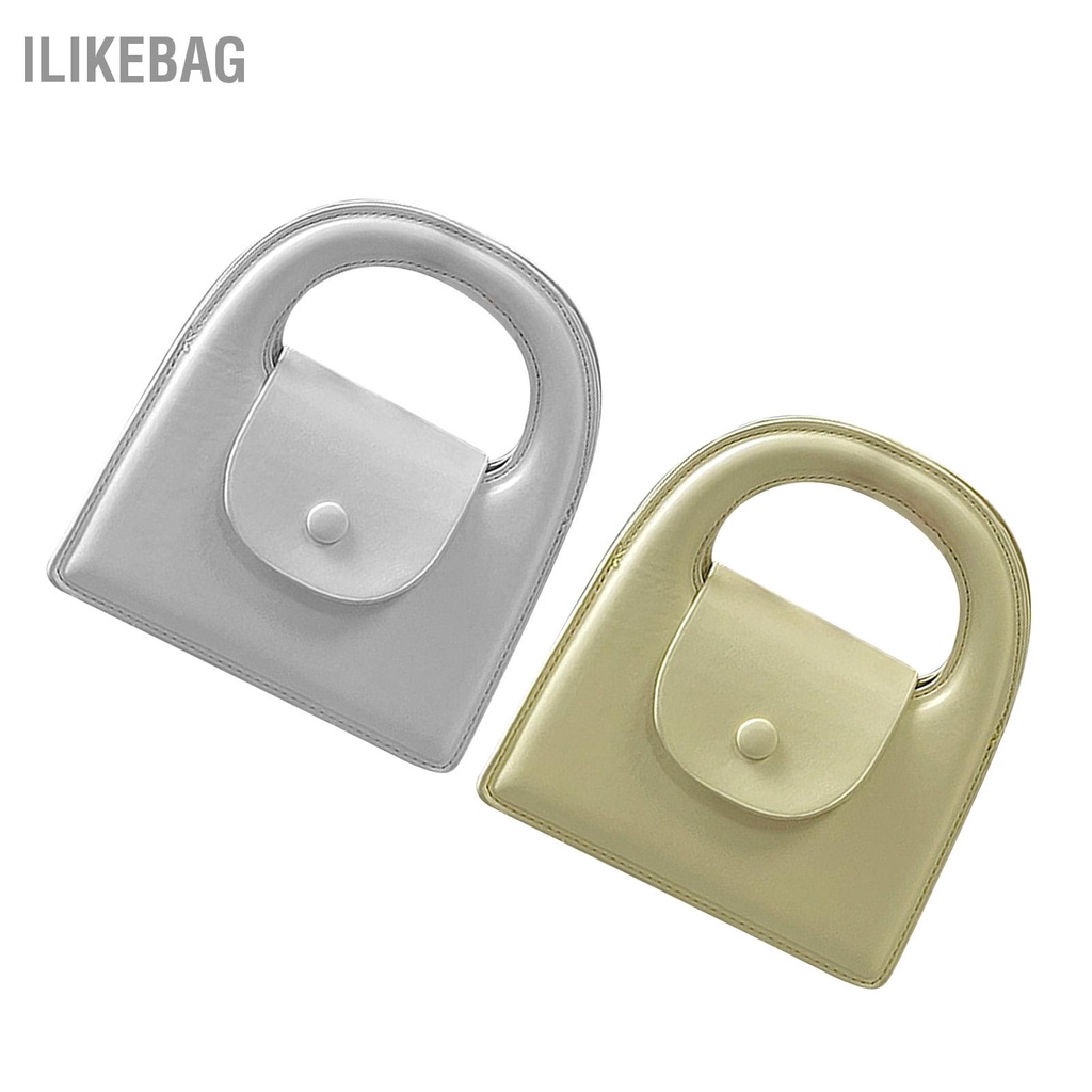 Có thể bán buôn Túi xách mini nữ tote nhỏ Da PU có dây đeo xích thể tháo rời Thiết kế từ tínhI likebag Hàng giao ngay