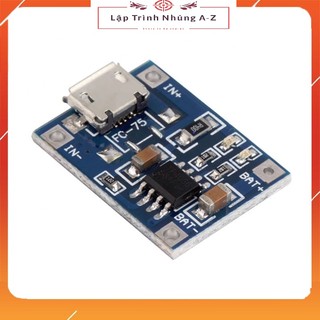[Lập Trình Nhúng A-Z][117] Mạch Sạc Pin Lithium TP4056 1A Micro USB V2