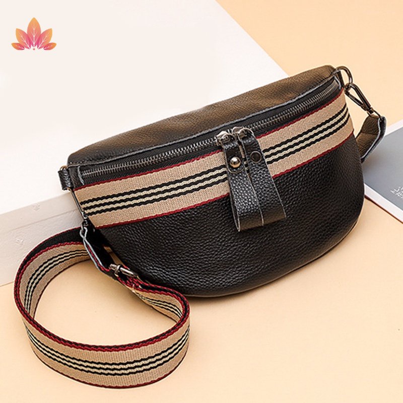 Túi Da Đeo Hông Hình Quả Chuối Phong Cách Vintage Thời Trang Cho Nữ jp5