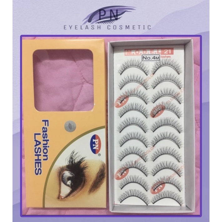 Lông Mi Giả Số 4 Mỏng Hộp 10 Cặp MODEL 21 FASHION LASHES