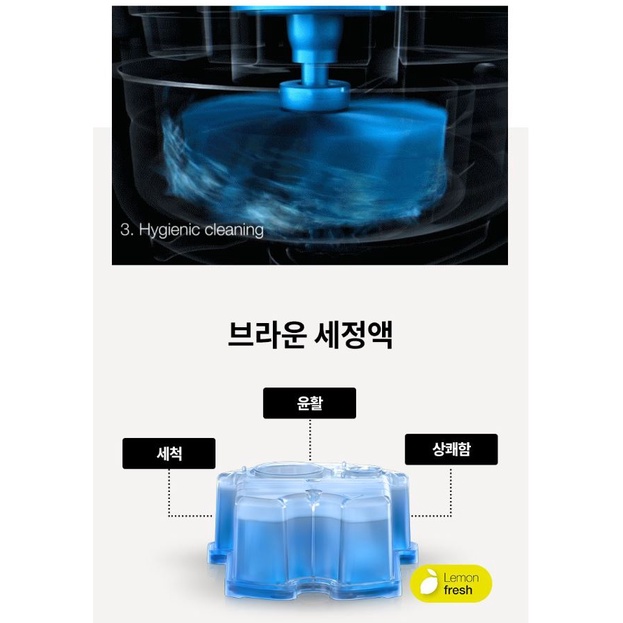 Clean and Renew Shaver Refill Cleaner Dụng Cụ Làm Sạch Và Tái Tạo Dao Cạo Râu 2EA 4EA 6EA Cho Tất Cả Các Mẫu Braun