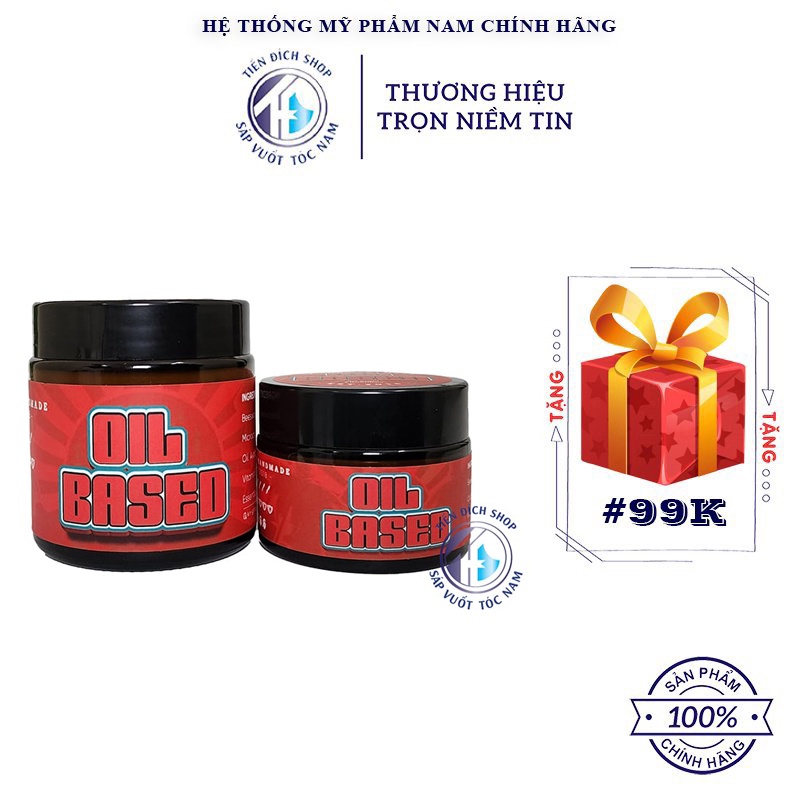 [CHÍNH HÃNG] Pomade gốc dầu Saigon Handmade Knight Grooming Oil Based 114gr và 57gr cao cấp Việt Nam