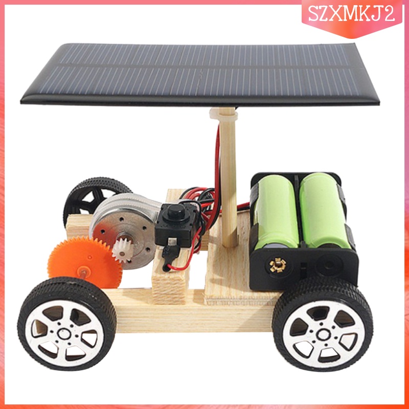 Mô Hình Xe Hơi Sử Dụng Năng Lượng Mặt Trời DIY szxmkj2 Có Thể Sạc Lại