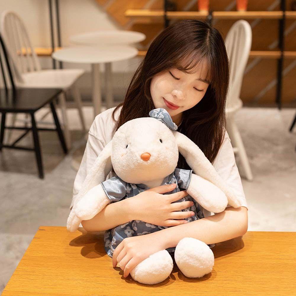 Thỏ Nhồi Bông Hoạt Hình Mặc Váy Công Chúa Dễ Thương