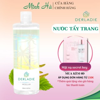 Nước tẩy trang Derladie Cleansing Water Witch Hazel 500-1000ml.
