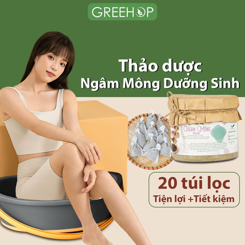 Bột ngâm mông thảo dược Greene (Handmade)