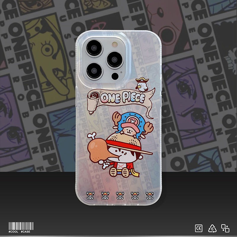 Ốp Điện Thoại Silicone Mềm Chống Sốc In Hoạt Hình One Piece Cho iPhone 11Promax 12Promax 13Promax 14Promax 14Plus