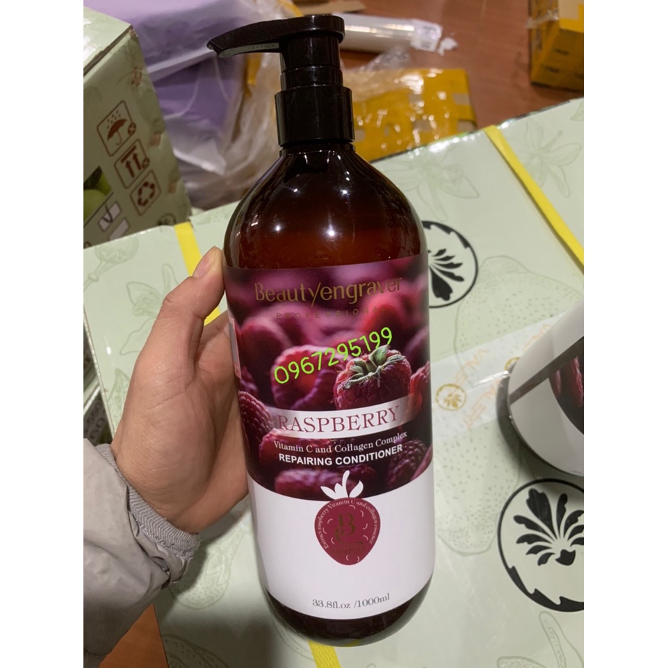 Cặp dầu gội dưỡng sinh phúc bồn tử 1000ml chuyên spa