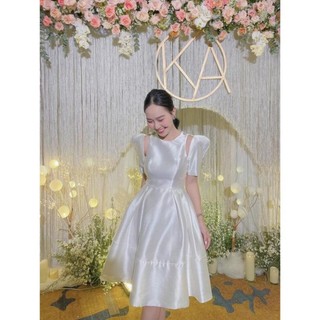 ĐẦM DỰ TIỆC TAGTA CUT VAI (Ảnh thật trải sàn)