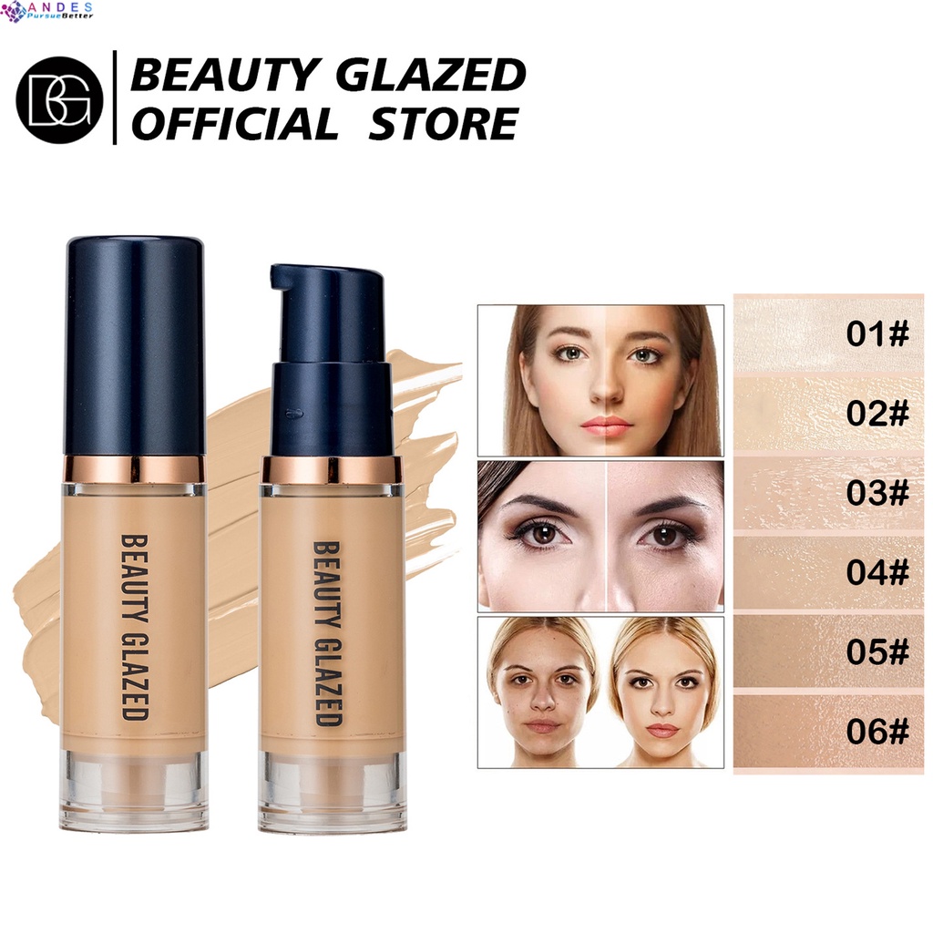 Kem Nền Che Khuyết Điểm Dạng Lỏng 6ml Kiềm Dầu Lâu Trôi Mềm Mượt Che Phủ Toàn Diện