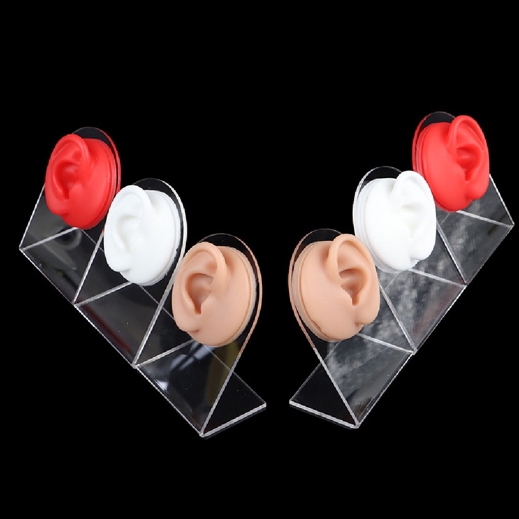 Mô Hình Trưng Bày Khuyên Tai Bằng Silicone Với Giá Đứng Acrylic