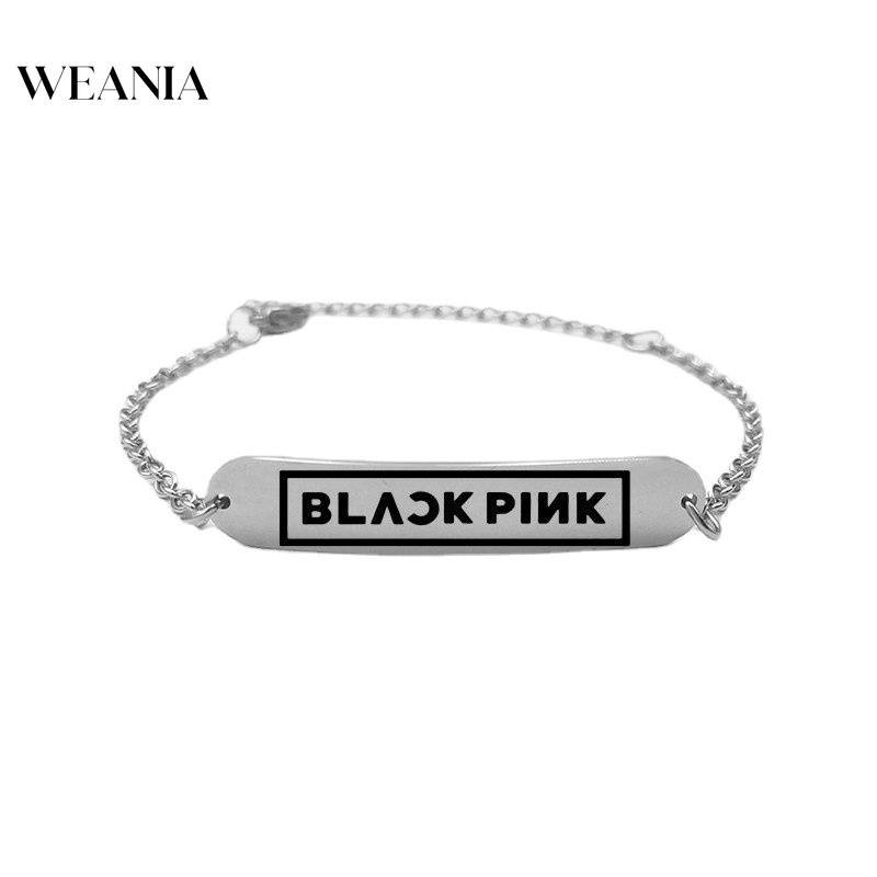 Vòng Đeo Tay Bằng Thép Không Gỉ WEANIA Kpop BP