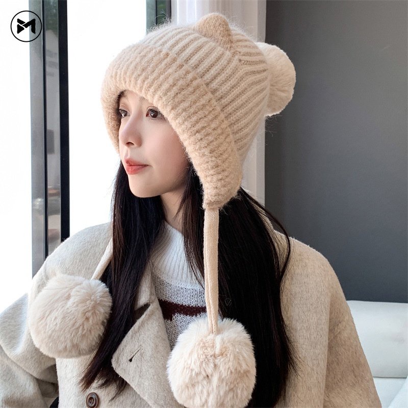 Nón Len Trùm Tai Giữ Ấm Thời Trang Mới 2022 Cho Nữ