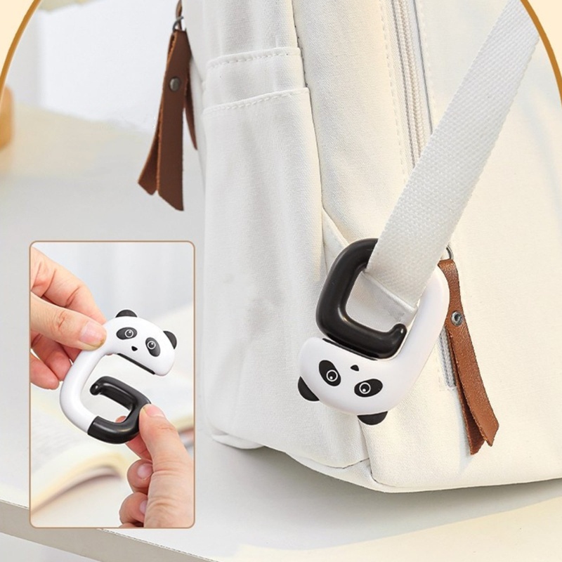 Bộ 4 Móc Treo Túi Xách Hình Thú Hoạt Hình Dễ Thương Chịu Tải Mạnh