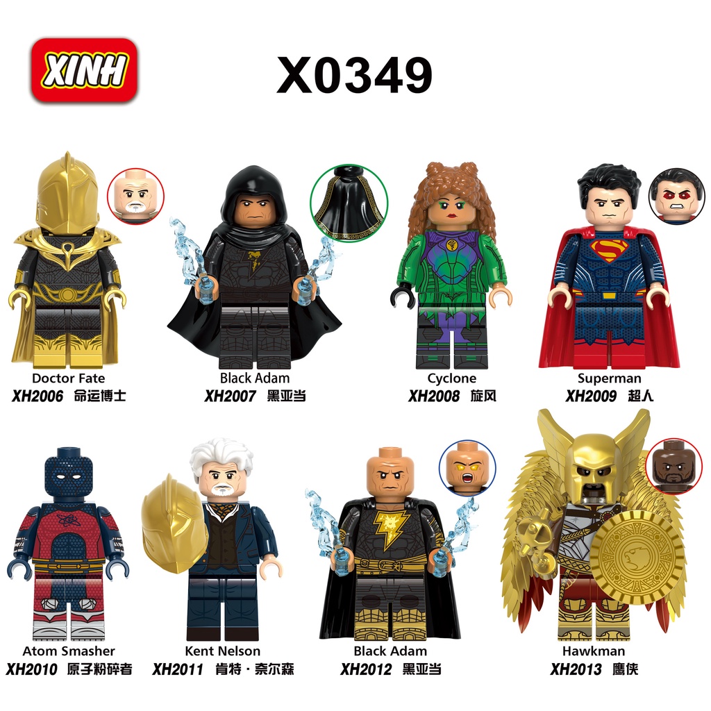 Mô Hình Nhân Vật Siêu Anh Hùng adam batman aquaman Màu Đen