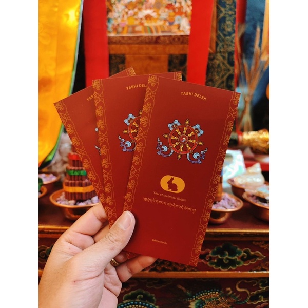 Lì xì/ Phong bì cúng dường tịnh tài cho pháp hội, đạo sư,…