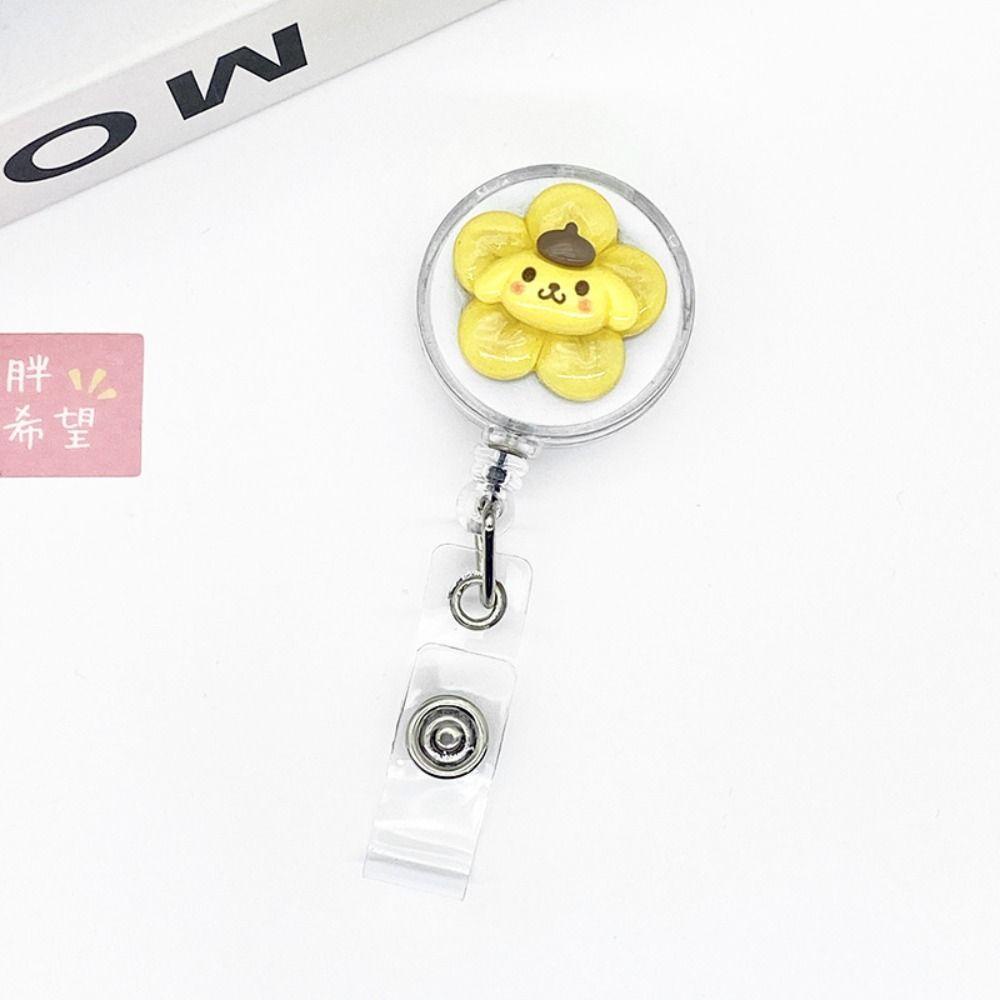Huy Hiệu Cài Áo Hình Kuromi Hoạt Hình Có Thể Thu Gọn Tiện Dụng Cho Bác Sĩ / Y Tá / Cinnamoroll