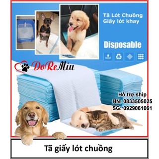 Tả lót chuồng cho thú cưng ♥️ freeship ♥️ tả lót siêu thấm hút cho chó mèo hanpet