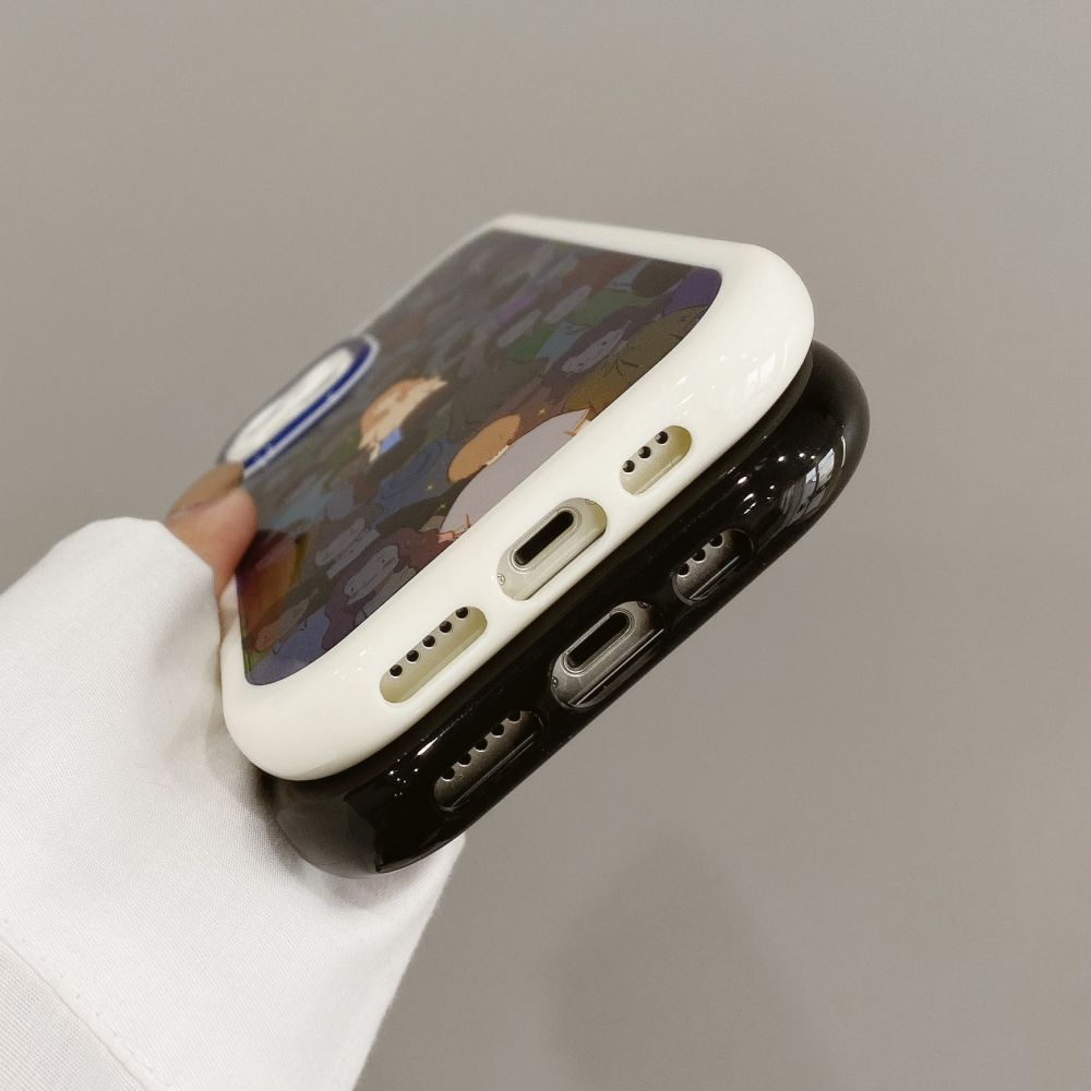 Ốp Điện Thoại TPU Mềm Chống Bụi Chống Rơi Họa Tiết Tranh Sơn Dầu Cho IPhone 11 12 13 14 Pro Max 14 Plus