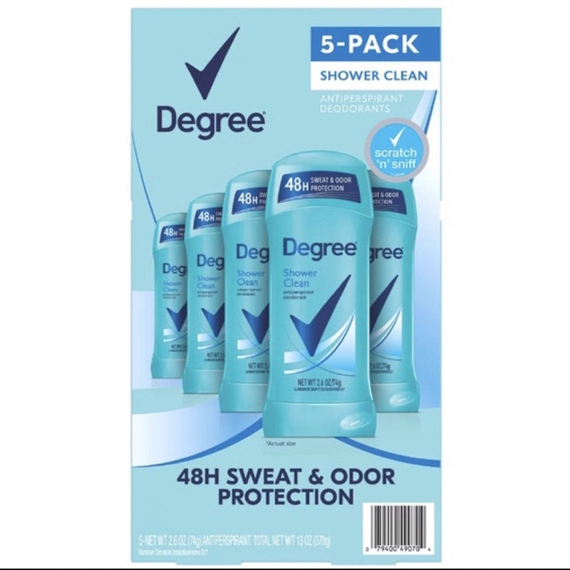 Lăn khử mùi nữ Degree 48h Shower Clean