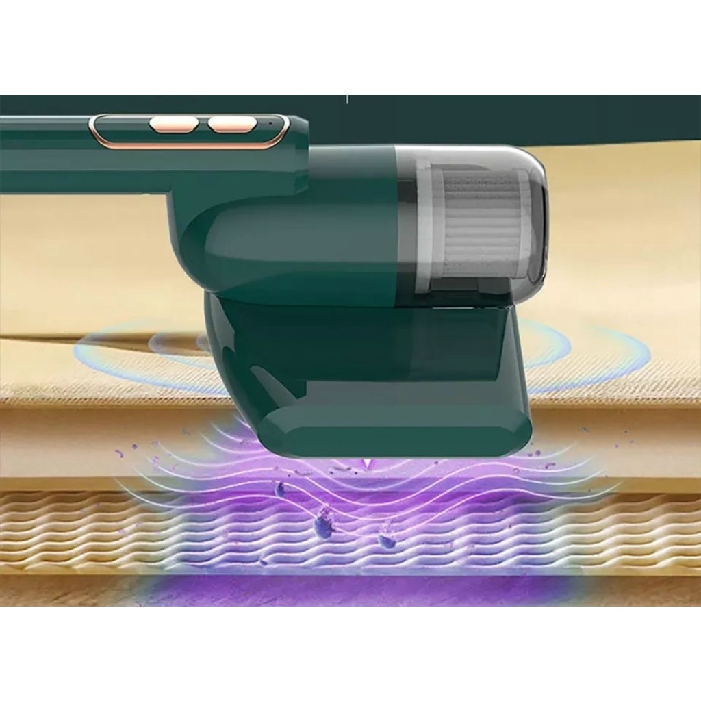 Máy Hút Bụi Chăn Ga Giường, Nệm, Sofa. Máy Hút Bụi Diệt Khuẩn Tia Uv Cầm Tay Không Dây