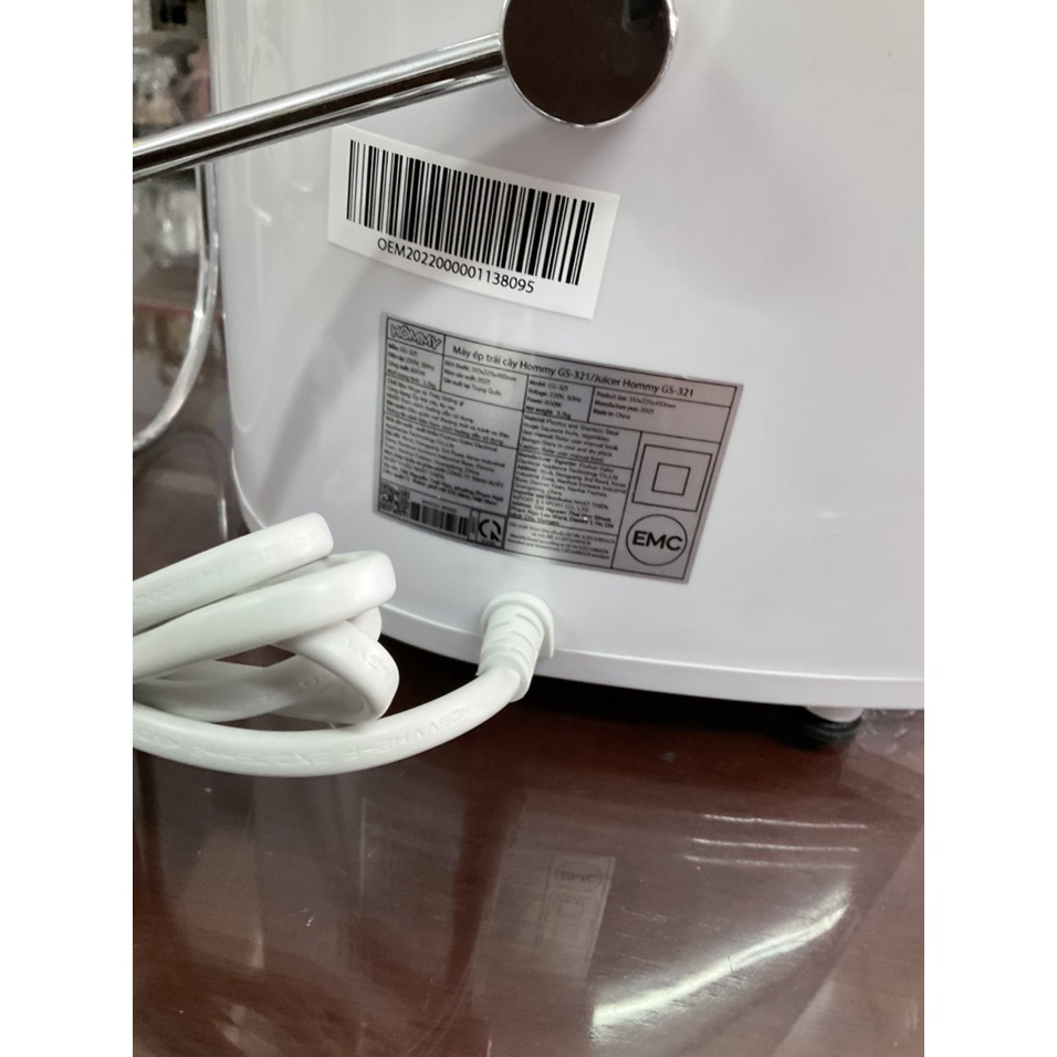 Máy ép trái cây Hommy GS-321 - Hàng trưng bày