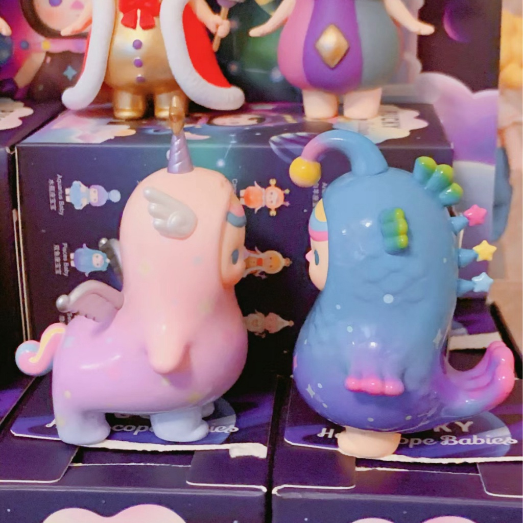 Búp Bê POPMART PUCKY Horoscope Em Bé Mù Kèm Hộp Quà Tặng Trang Trí
