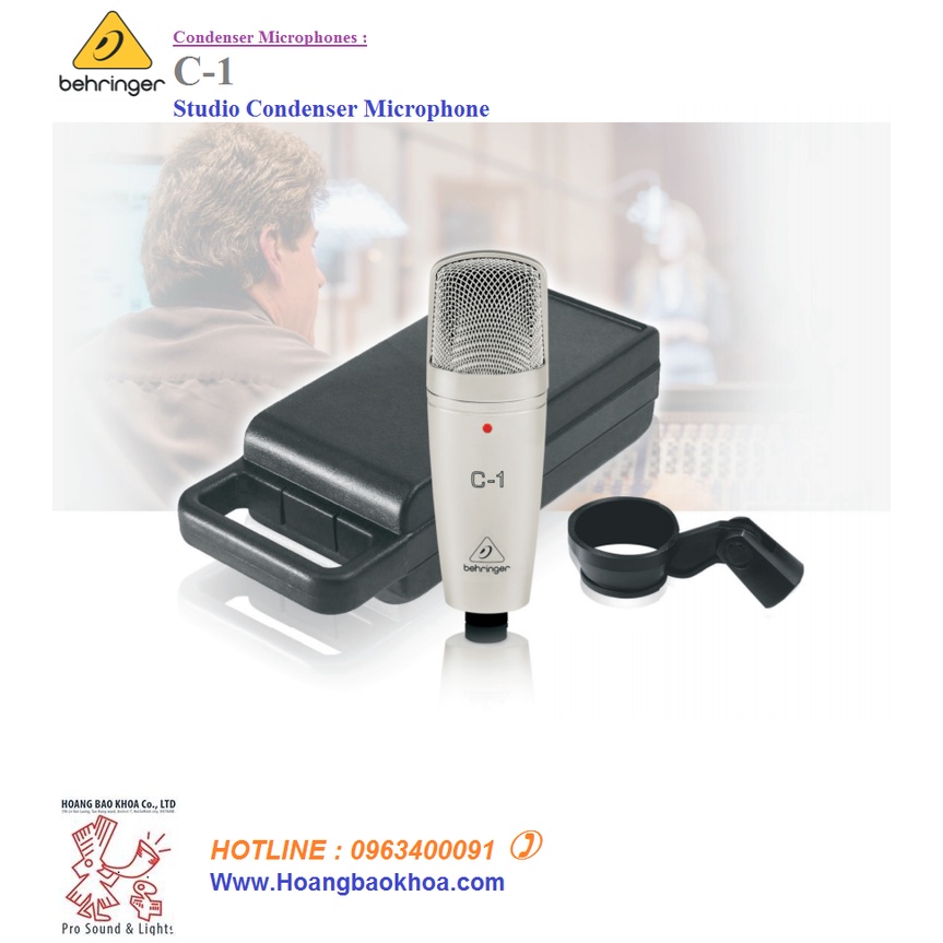 C-1 Condenser Microphones Behringer
