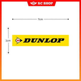 Tem DUNLOP Dán Xe Siêu Ngầu [7cm x 1cm]