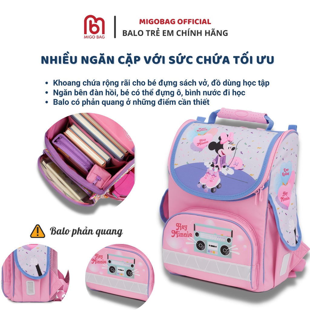 Balo Chống Gù Cao Cấp Tiểu Học - Balo Siêu Nhẹ Cho Bé Đi Học Chính Hãng Tiger Familly - Bảo Hành 1 Năm - NQ06