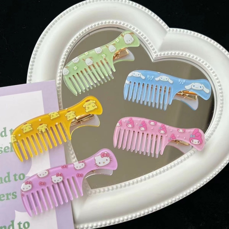 Sanrio Kẹp Tóc Hình Lược Nhỏ Xinh Xắn Cho Bé Gái