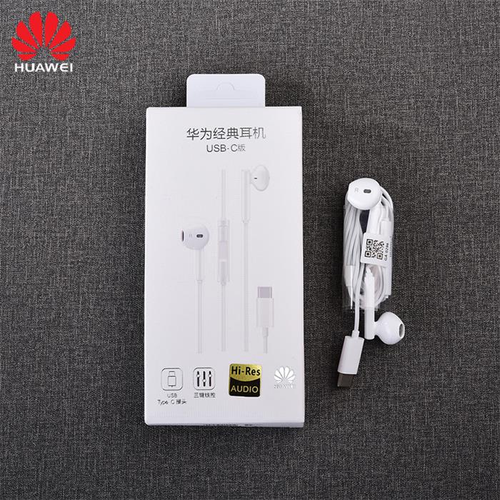Tai Nghe Nhét Tai Cổng USB Type C Kèm Mic Cho Huawei CM33 P20 30 Mate 10 Pro 20 X RS Note 10
