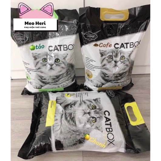 Cát Vệ Sinh Cho Mèo Catbox 8L Than Hoạt Tính Khử Mùi meohery_shop