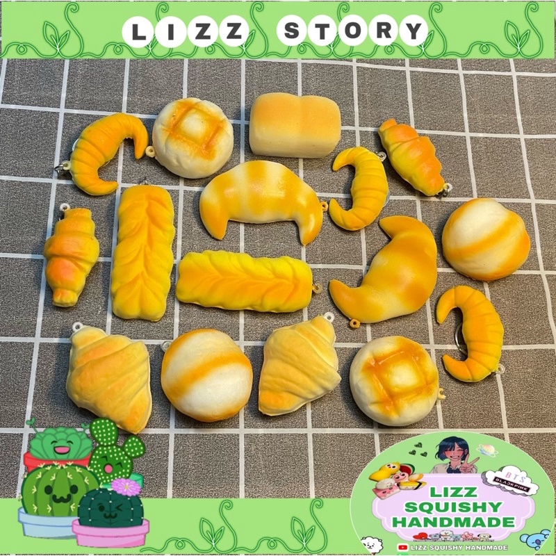 Squishy bánh mì nhiều loại (Đọc Mô Tả)